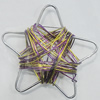 Iron Thread Component Handmade Lead-free, Star 50mm, Sold by Bag