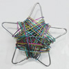 Iron Thread Component Handmade Lead-free, Star 64mm, Sold by Bag