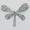 Iron Thread Component Handmade Lead-free, Dragonfly 95x80mm, Sold by Bag
