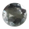 Taiwan Acrylic Cabochons with 2 Holes, Faceted Half Round 18mm, Hole:About 1mm, Sold by Bag 
