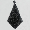 Iron Thread Component Handmade Lead-free, 30x18mm, Sold by Bag