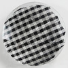 Watermark Acrylic Beads, Flat Round 35mm Hole:2mm, Sold by Bag