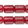 Crackle Glass Beads, Tube, 6x15mm, Sold per 32-Inch Strand