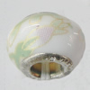 Poracelain Beads European Style,10x14 mmHole:5mm,Sold by Bag