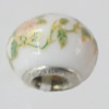 Poracelain Beads European Style,10x14mm Hole:5mm,Sold by Bag