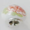 Poracelain Beads European Style,10x14mm Hole:5mm,Sold by Bag