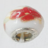 Poracelain Beads European Style,10x14mm Hole:5mm,Sold by Bag