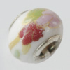 Poracelain Beads European Style,10x14mm Hole:5mm,Sold by Bag