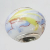 Poracelain Beads European Style,10x14mm Hole:5mm,Sold by Bag