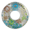 Watermark Acrylic Beads, Donut Outside Diameter:28mm Inside Diameter:10mm, Sold by Bag