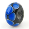 European Style Lampwork Beads, 8x14mm Hole:About 4.5mm, Sold by PC