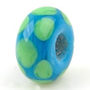 European Style Lampwork Beads, 8x14mm Hole:About 4.5mm, Sold by PC