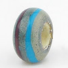 European Style Lampwork Beads, 8x14mm Hole:About 4.5mm, Sold by PC