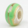 European Style Lampwork Beads, 8x14mm Hole:About 4.5mm, Sold by PC