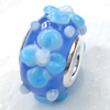 European Style Lampwork Beads, 8x14mm Hole:About 4.5mm, Sold by PC