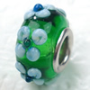 European Style Lampwork Beads, 8x14mm Hole:About 4.5mm, Sold by PC