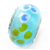 European Style Lampwork Beads, 8x14mm Hole:About 4.5mm, Sold by PC