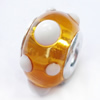 European Style Lampwork Beads, 8x14mm Hole:About 4.5mm, Sold by PC