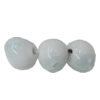 Porcelain Beads, Crackle Teardrop 12x18mm, Hole:About 1.5mm, Sold by Bag