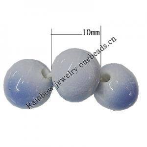 Porcelain Beads, Crackle Teardrop 10x16mm, Hole:About 1.5mm, Sold by Bag
