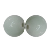 Porcelain Beads, Round 6mm, Hole:About 1.5mm, Sold by Bag