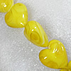 Lampwork Beads, Heart 20mm Hole:About 1.5mm, Sold by PC