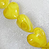 Lampwork Beads, Heart 28mm Hole:About 1.5mm, Sold by PC