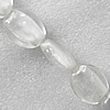 Silver Foil Lampwork Beads, Flat Oval 15x20mm Hole:About 1.5mm, Sold by PC