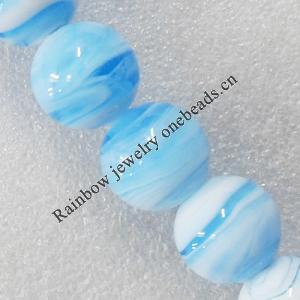 Lampwork Beads, Round 12mm Hole:About 1.5mm, Sold by PC