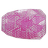 Watermark Acrylic Beads, Faceted Trapezia 39x28mm Hole:2mm, Sold by Bag