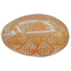 Watermark Acrylic Beads, Oval 40x26mm Hole:2mm, Sold by Bag