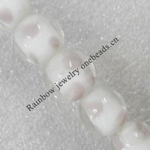 Lampwork Beads, Round 12mm Hole:About 1.5mm, Sold by PC