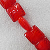 Lampwork Beads, Square 17x17mm Hole:About 1.5mm, Sold by PC