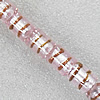 Silver Foil Lampwork Beads, Column 15x20mm Hole:About 1.5mm, Sold by PC