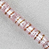 Silver Foil Lampwork Beads, Column 15x20mm Hole:About 1.5mm, Sold by PC