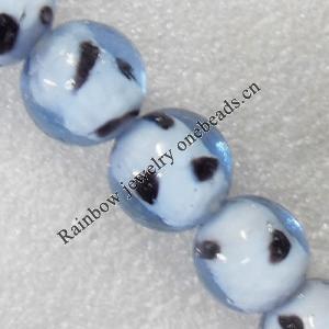 Lampwork Beads, Round 12mm Hole:About 1.5mm, Sold by PC