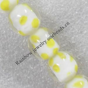 Lampwork Beads, Round 12mm Hole:About 1.5mm, Sold by PC