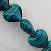 Lampwork Beads, Heart 28mm Hole:About 3mm, Sold by PC