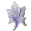 Resin Cabochons, No Hole Headwear & Costume Accessory, Flower, About 36x23mm in diameter, Sold by Bag