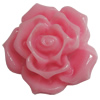 Resin Cabochons, No Hole Headwear & Costume Accessory, Flower, About 40mm in diameter, Sold by Bag