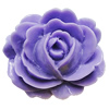 Resin Cabochons, No Hole Headwear & Costume Accessory, Flower, About 22mm in diameter, Sold by Bag