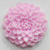 Resin Cabochons, No Hole Headwear & Costume Accessory, Flower, About 25mm in diameter, Sold by Bag