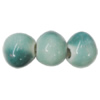 Porcelain Beads, Crackle Teardrop 12x18mm, Hole:About 1.5mm, Sold by Bag