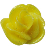 Resin Cabochons, No Hole Headwear & Costume Accessory, Flower, About 18mm in diameter, Sold by Bag