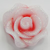 Resin Cabochons, No Hole Headwear & Costume Accessory, Flower, About 15mm in diameter, Sold by Bag