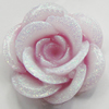 Resin Cabochons, No Hole Headwear & Costume Accessory, Flower, About 19mm in diameter, Sold by Bag