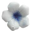 Porcelain Cabochons, No Hole Headwear & Costume Accessory, Flower Size:About 24mm, Sold By Bag