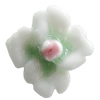 Porcelain Cabochons, No Hole Headwear & Costume Accessory, Flower Size:About 17mm, Sold By Bag