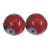 Porcelain Beads, Round 6mm, Hole:About 1.5mm, Sold by Bag