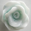 Porcelain Cabochons, No Hole Headwear & Costume Accessory, Flower Size:About 17mm, Sold By Bag